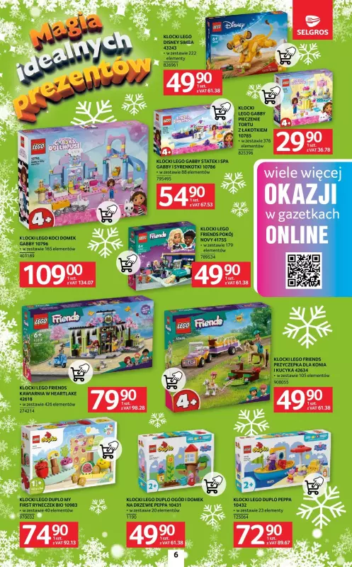 Selgros - gazetka promocyjna Katalog Zabawki od czwartku 05.12 do środy 18.12 - strona 6