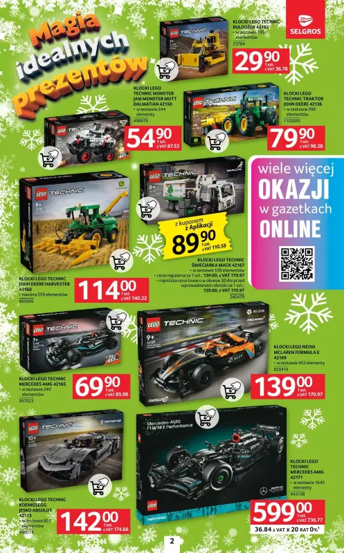 Selgros - gazetka promocyjna Katalog Zabawki od czwartku 05.12 do środy 18.12 - strona 2