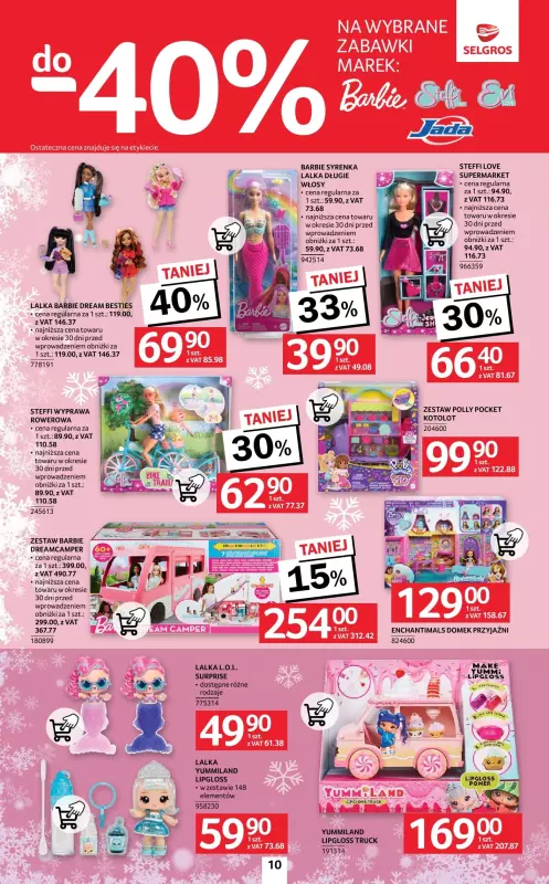 Selgros - gazetka promocyjna Katalog Zabawki od czwartku 05.12 do środy 18.12 - strona 10