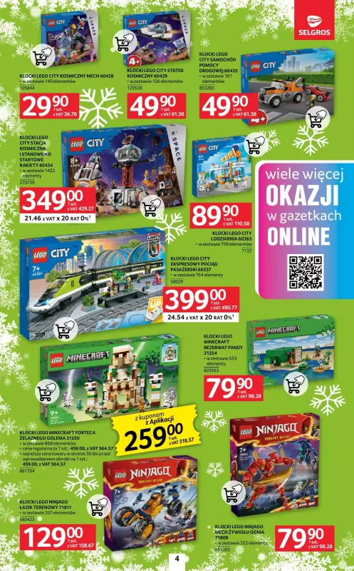 Selgros - gazetka promocyjna Katalog Zabawki od czwartku 05.12 do środy 18.12 - strona 4