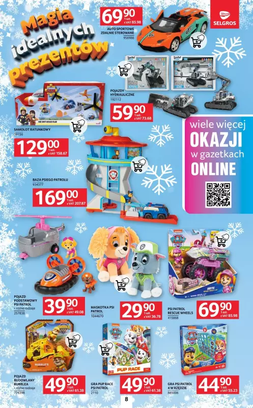 Selgros - gazetka promocyjna Katalog Zabawki od czwartku 05.12 do środy 18.12 - strona 8