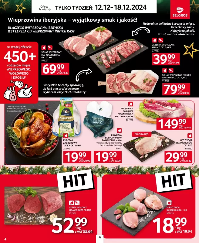 Selgros - gazetka promocyjna Oferta spożywcza od czwartku 12.12 do środy 18.12 - strona 4