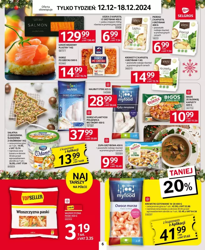 Selgros - gazetka promocyjna Oferta spożywcza od czwartku 12.12 do środy 18.12 - strona 6