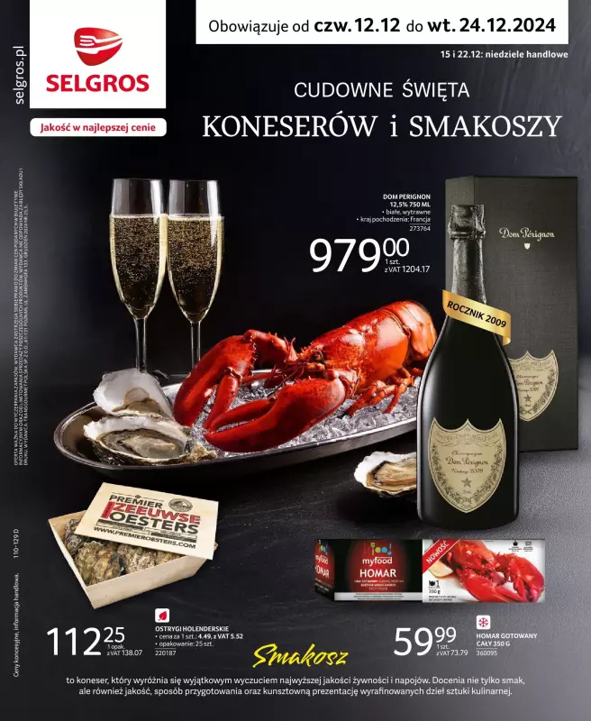 Selgros - gazetka promocyjna Katalog Premium od czwartku 12.12 do wtorku 24.12