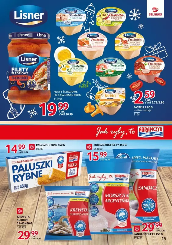 Selgros - gazetka promocyjna Katalog Markowe Produkty od czwartku 19.12 do wtorku 31.12 - strona 15