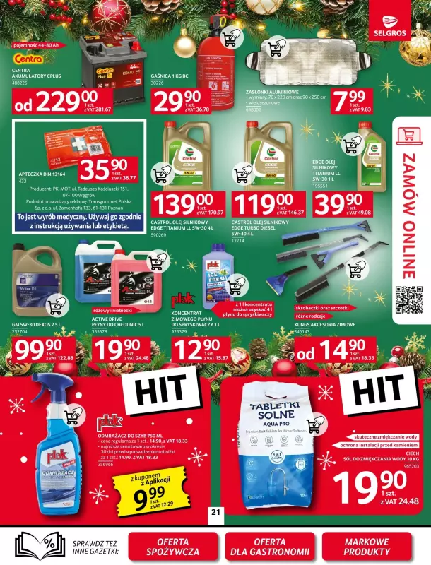 Selgros - gazetka promocyjna Oferta przemysłowa od czwartku 19.12 do wtorku 24.12 - strona 23