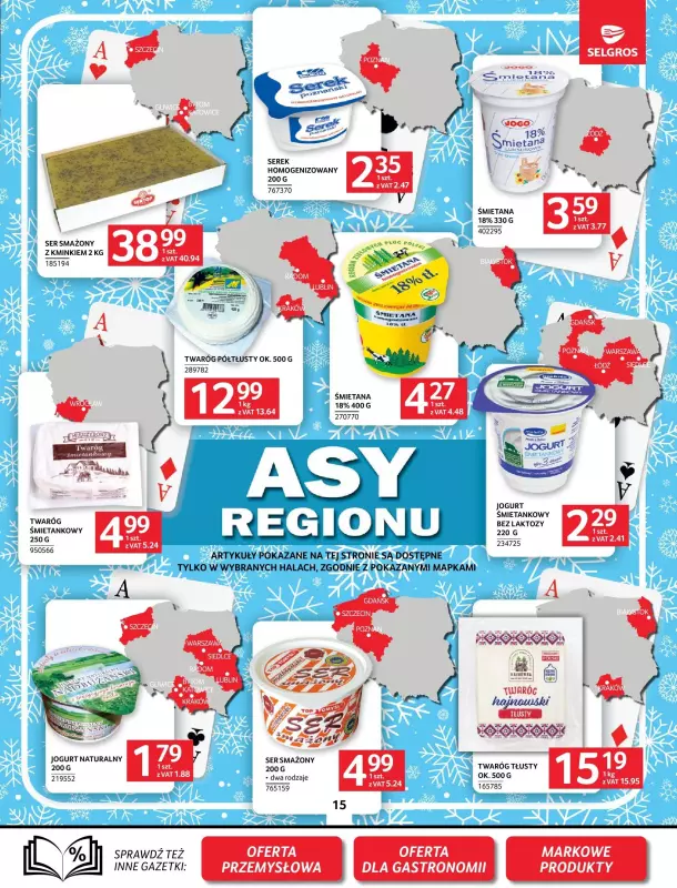 Selgros - gazetka promocyjna Oferta spożywcza od czwartku 19.12 do wtorku 24.12 - strona 15