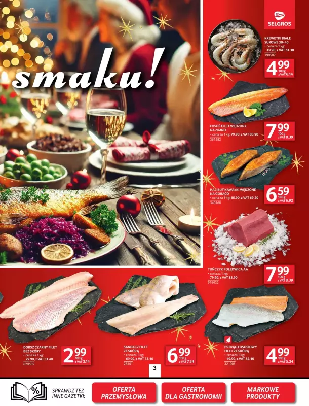 Selgros - gazetka promocyjna Oferta spożywcza od czwartku 19.12 do wtorku 24.12 - strona 3