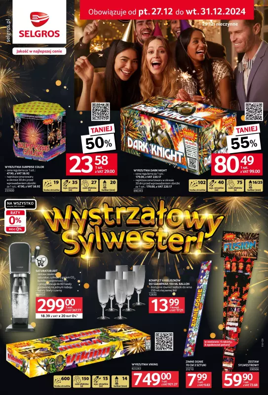 Selgros - gazetka promocyjna Katalog Sylwester od piątku 27.12 do wtorku 31.12