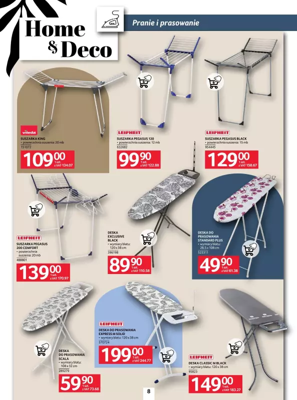 Selgros - gazetka promocyjna Katalog Home&Deco od czwartku 09.01 do środy 22.01 - strona 8