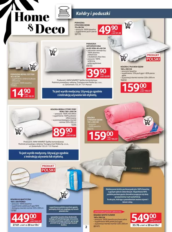 Selgros - gazetka promocyjna Katalog Home&Deco od czwartku 09.01 do środy 22.01 - strona 2