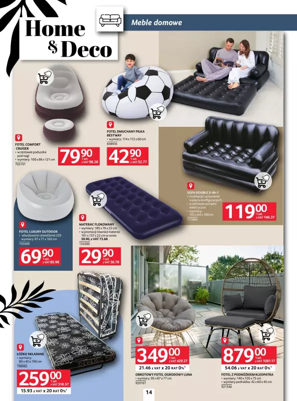 Selgros - gazetka promocyjna Katalog Home&Deco od czwartku 09.01 do środy 22.01 - strona 14