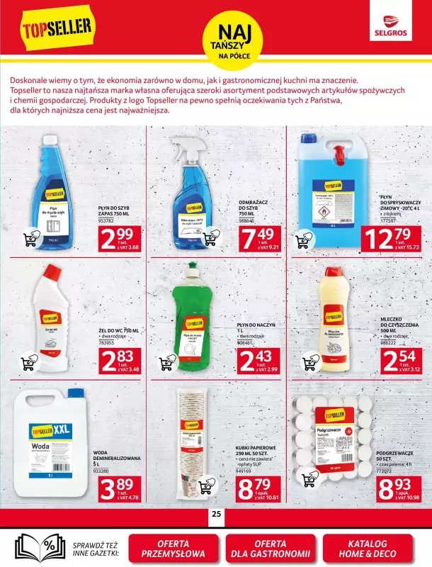 Selgros - gazetka promocyjna Oferta spożywcza od czwartku 09.01 do środy 22.01 - strona 25