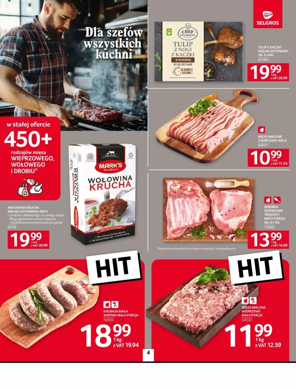 Selgros - gazetka promocyjna Oferta spożywcza od czwartku 09.01 do środy 22.01 - strona 4