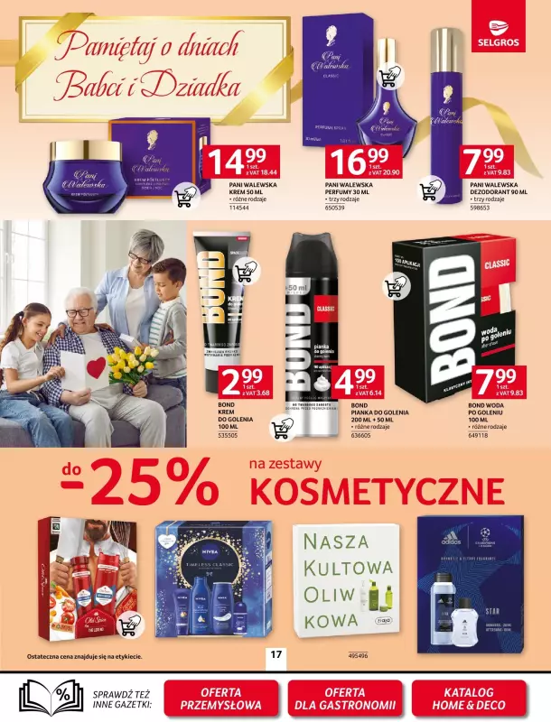 Selgros - gazetka promocyjna Oferta spożywcza od czwartku 09.01 do środy 22.01 - strona 17