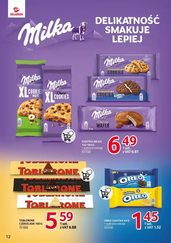 Selgros - gazetka promocyjna Katalog Markowe produkty od czwartku 23.01 do środy 05.02 - strona 12