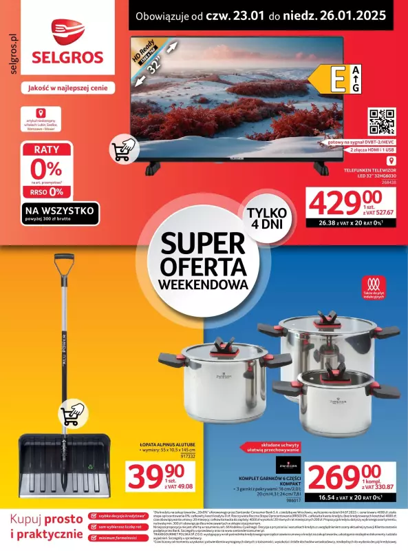 Selgros - gazetka promocyjna Super Oferta Weekendowa  