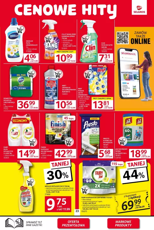 Selgros - gazetka promocyjna Oferta spożywcza od czwartku 06.02 do środy 19.02 - strona 23