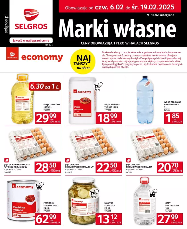 Selgros - gazetka promocyjna Katalog Marki Własne od czwartku 06.02 do środy 19.02