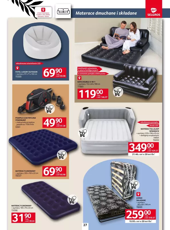 Selgros - gazetka promocyjna Katalog Home&Deco od czwartku 20.02 do środy 05.03 - strona 27