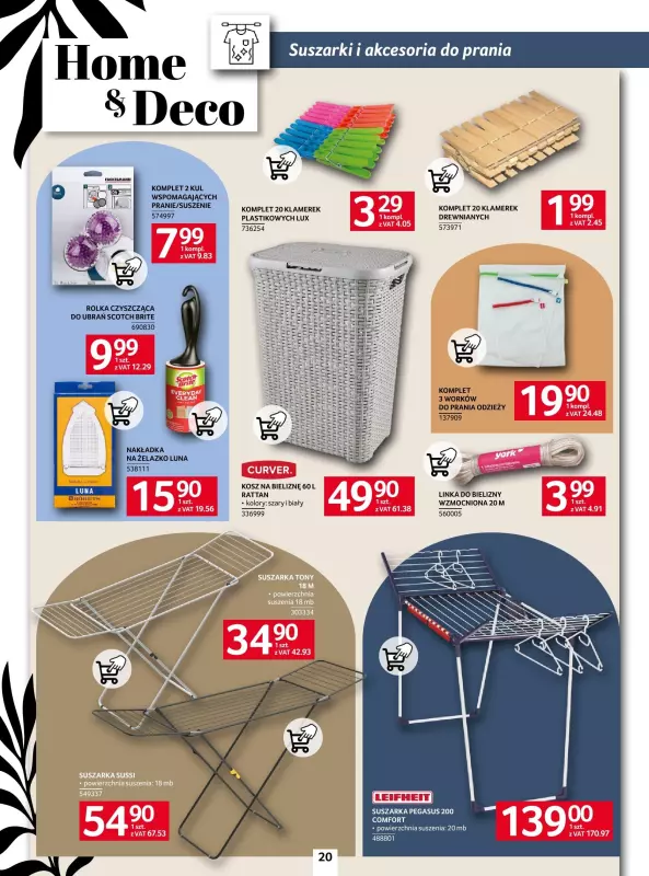 Selgros - gazetka promocyjna Katalog Home&Deco od czwartku 20.02 do środy 05.03 - strona 20