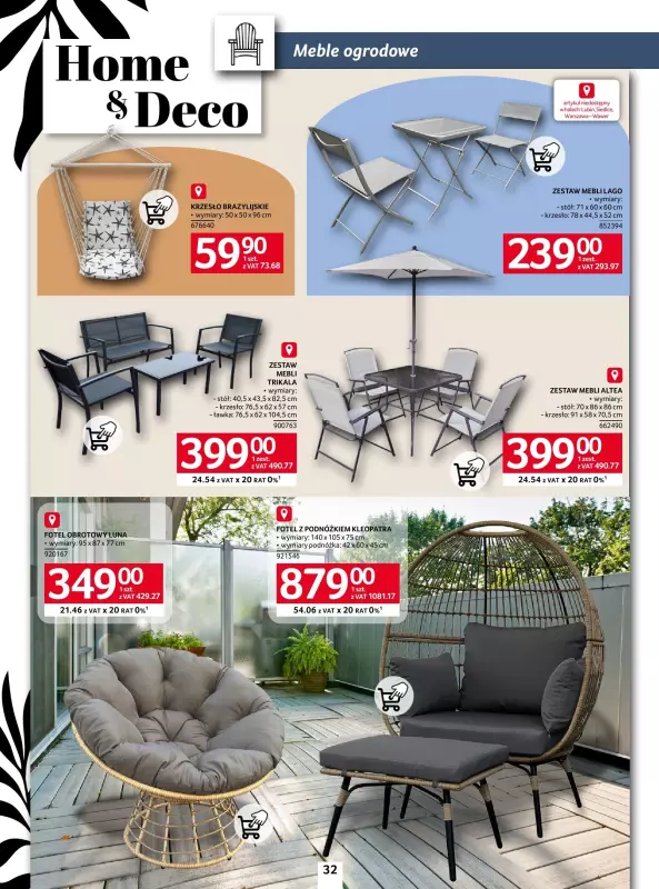 Selgros - gazetka promocyjna Katalog Home&Deco od czwartku 20.02 do środy 05.03 - strona 32