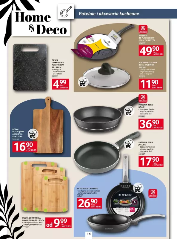 Selgros - gazetka promocyjna Katalog Home&Deco od czwartku 20.02 do środy 05.03 - strona 14