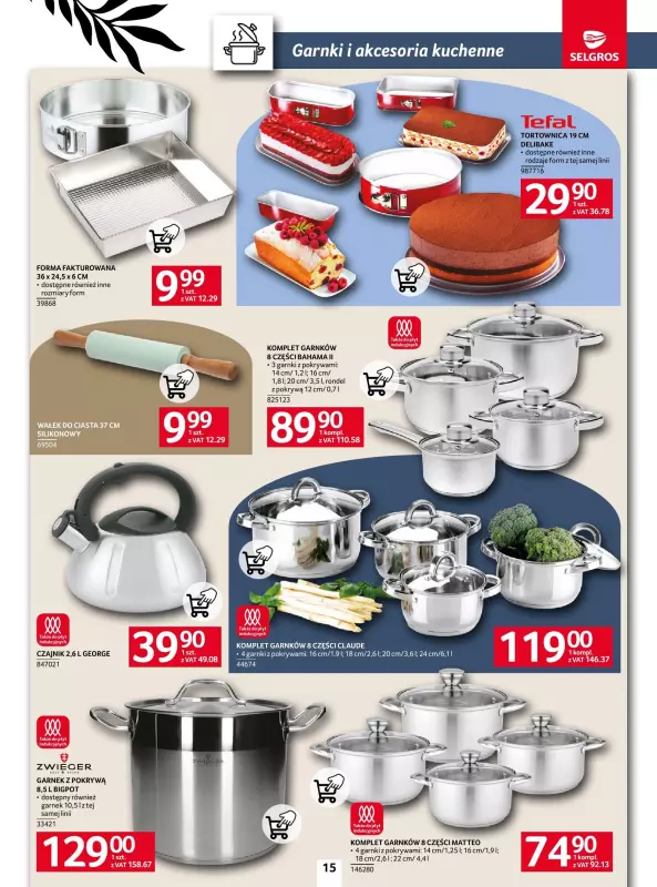 Selgros - gazetka promocyjna Katalog Home&Deco od czwartku 20.02 do środy 05.03 - strona 15