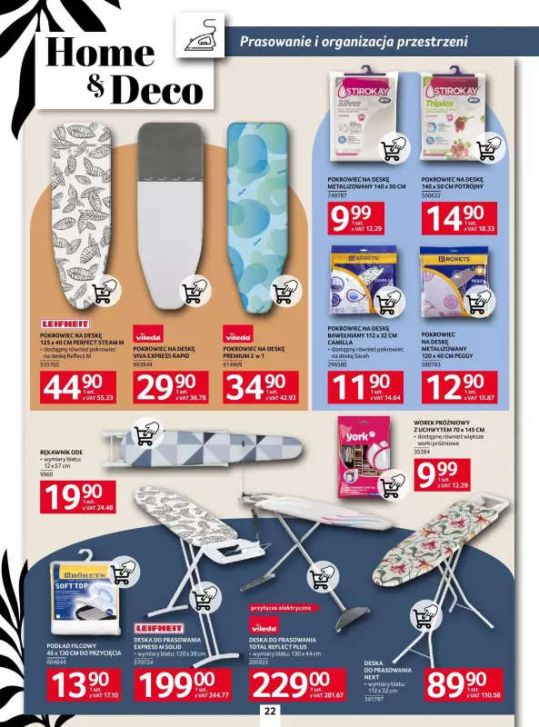 Selgros - gazetka promocyjna Katalog Home&Deco od czwartku 20.02 do środy 05.03 - strona 22