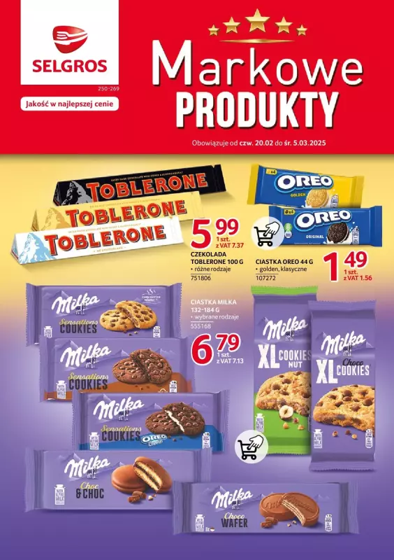 Selgros - gazetka promocyjna Katalog Markowe Produkty od czwartku 20.02 do środy 05.03