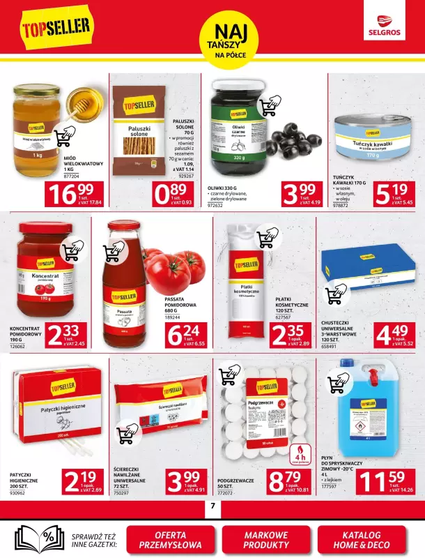 Selgros - gazetka promocyjna Oferta spożywcza od czwartku 20.02 do środy 05.03 - strona 7