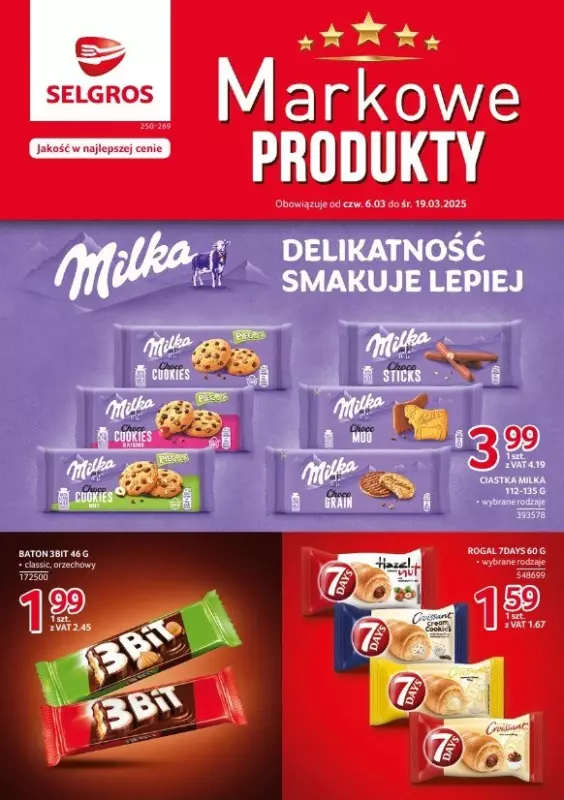 Selgros - gazetka promocyjna Katalog Markowe produkty od czwartku 06.03 do środy 19.03