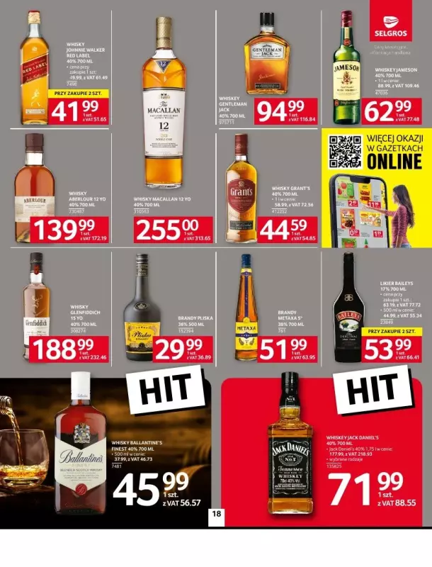 Selgros - gazetka promocyjna Oferta spożywcza od czwartku 06.03 do środy 19.03 - strona 18