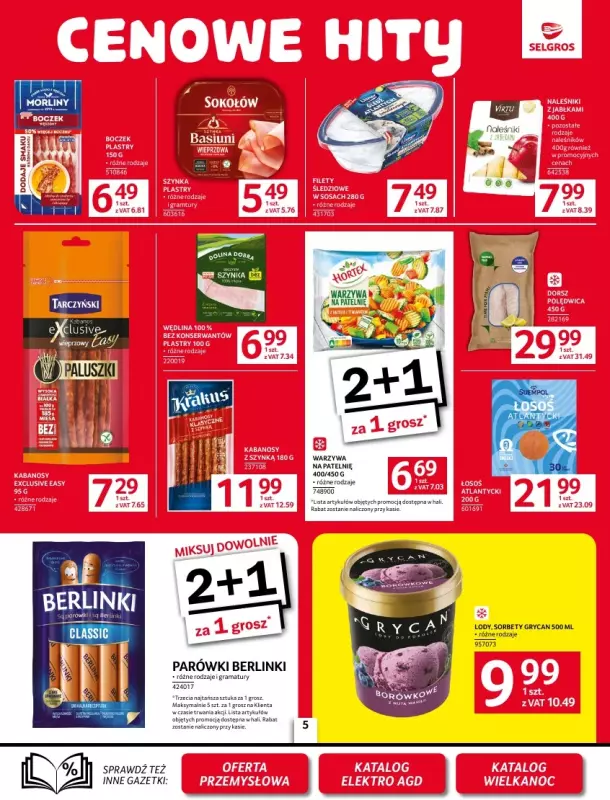 Selgros - gazetka promocyjna Oferta spożywcza od czwartku 20.03 do środy 02.04 - strona 5