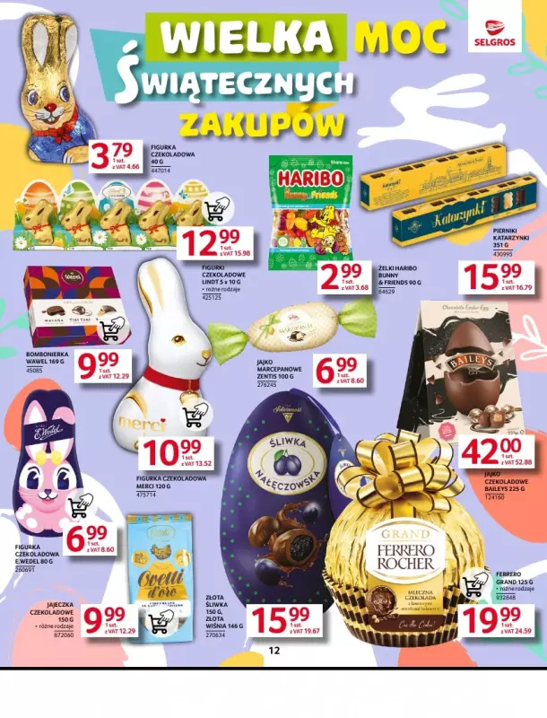 Selgros - gazetka promocyjna Oferta spożywcza od czwartku 20.03 do środy 02.04 - strona 12