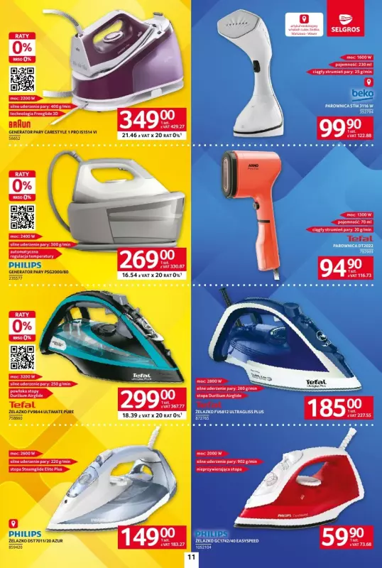 Selgros - gazetka promocyjna Katalog Elektro AGD od czwartku 20.03 do środy 02.04 - strona 11