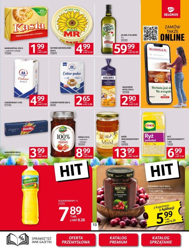 Selgros - gazetka promocyjna Oferta spożywcza od czwartku 10.04 do środy 23.04 - strona 13