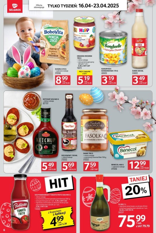 Selgros - gazetka promocyjna Jeszcze więcej super promocji! od środy 16.04 do środy 23.04 - strona 6