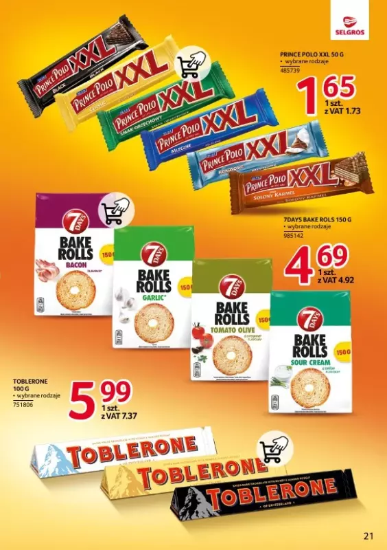 Selgros - gazetka promocyjna Katalog Markowe Produkty od czwartku 24.04 do środy 07.05 - strona 21