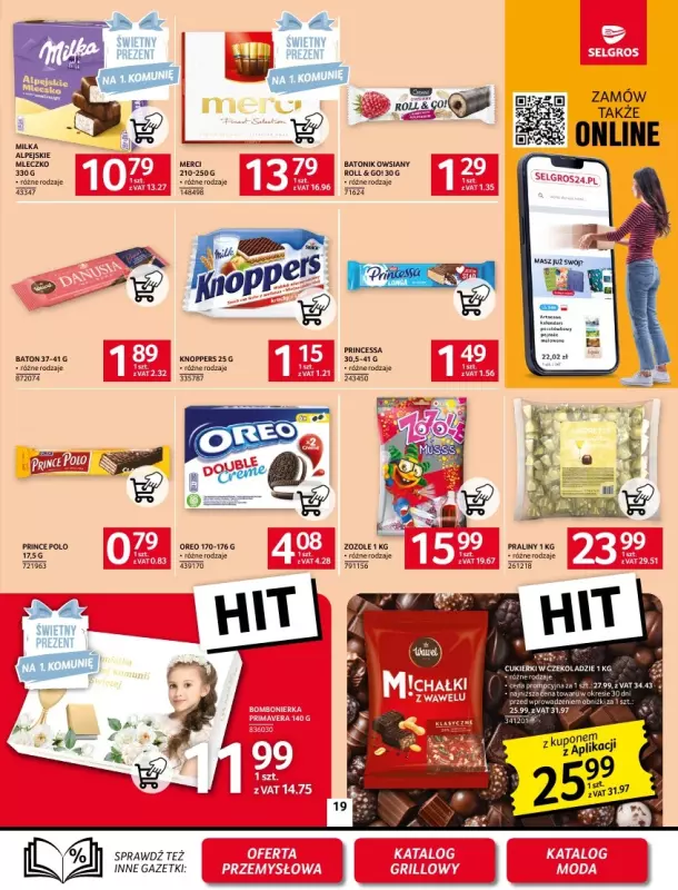 Selgros - gazetka promocyjna Oferta spożywcza od czwartku 24.04 do środy 07.05 - strona 19
