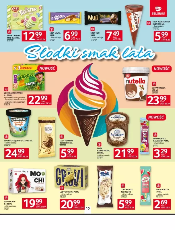 Selgros - gazetka promocyjna Oferta spożywcza od czwartku 24.04 do środy 07.05 - strona 10