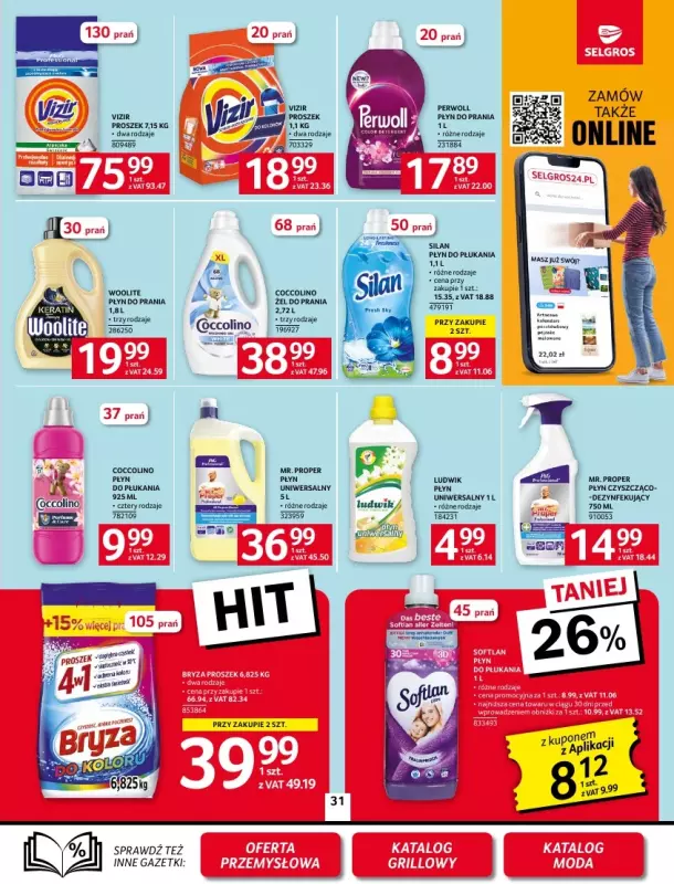 Selgros - gazetka promocyjna Oferta spożywcza od czwartku 24.04 do środy 07.05 - strona 31