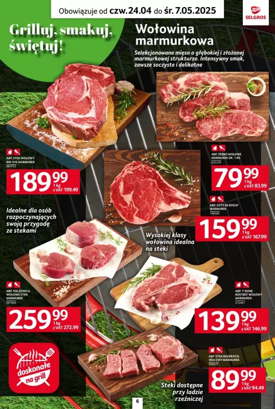 Selgros - gazetka promocyjna Katalog Grillowanie od czwartku 24.04 do środy 07.05 - strona 6