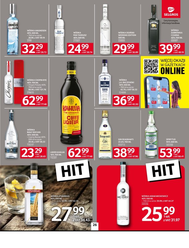 Selgros - gazetka promocyjna Oferta spożywcza od czwartku 08.05 do środy 21.05 - strona 26