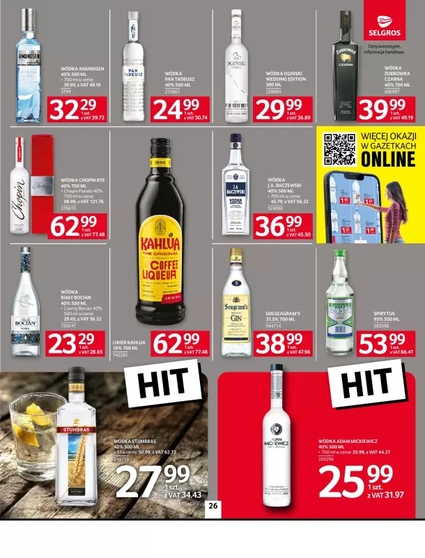 Selgros - gazetka promocyjna Oferta spożywcza od czwartku 08.05 do środy 21.05 - strona 26