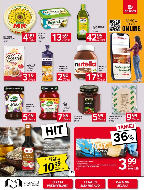 Selgros - gazetka promocyjna Oferta spożywcza od czwartku 08.05 do środy 21.05 - strona 13