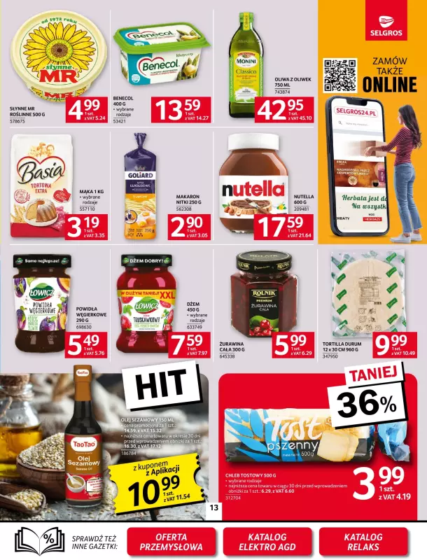 Selgros - gazetka promocyjna Oferta spożywcza od czwartku 08.05 do środy 21.05 - strona 13