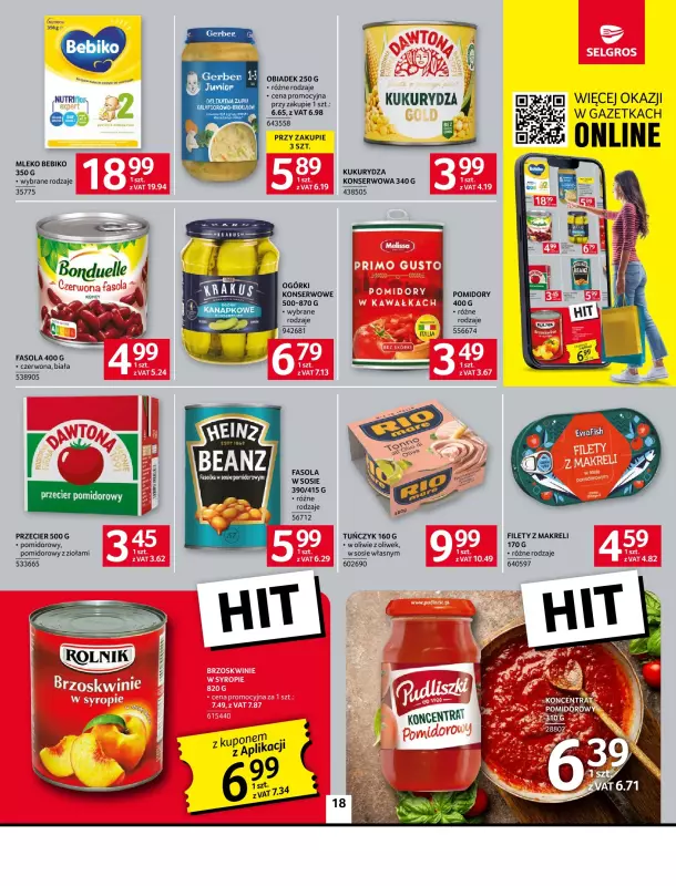 Selgros - gazetka promocyjna Oferta spożywcza od czwartku 08.05 do środy 21.05 - strona 18
