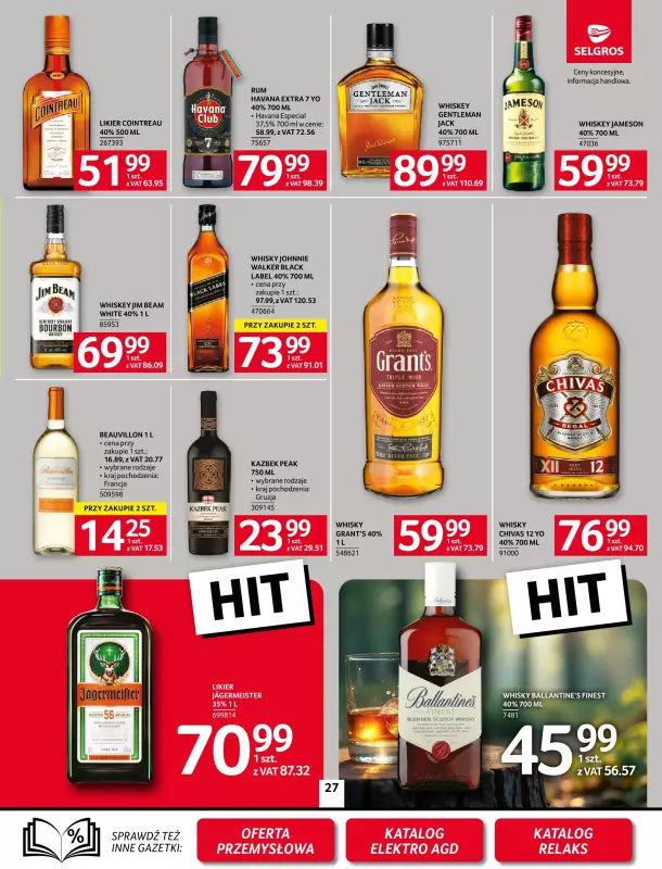 Selgros - gazetka promocyjna Oferta spożywcza od czwartku 08.05 do środy 21.05 - strona 27