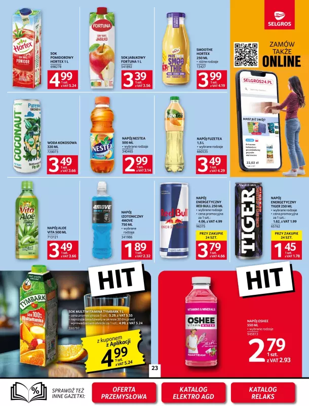 Selgros - gazetka promocyjna Oferta spożywcza od czwartku 08.05 do środy 21.05 - strona 23